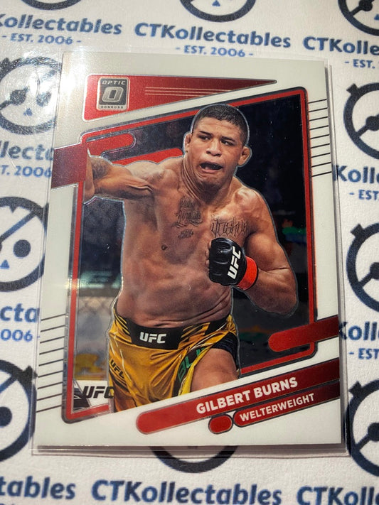 2022 UFC Panini Optic Base #82 Gilbert Burns - Welterweight