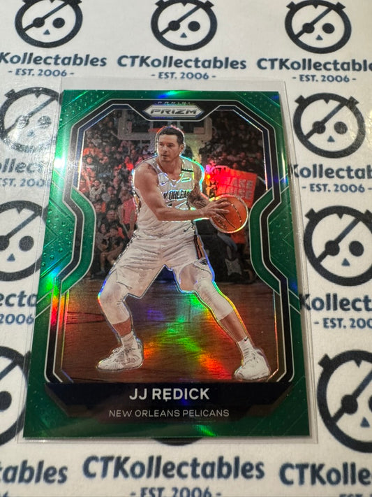 2020-21 NBA Panini Prizm JJ Redick Green Prizm #184 Pelicans