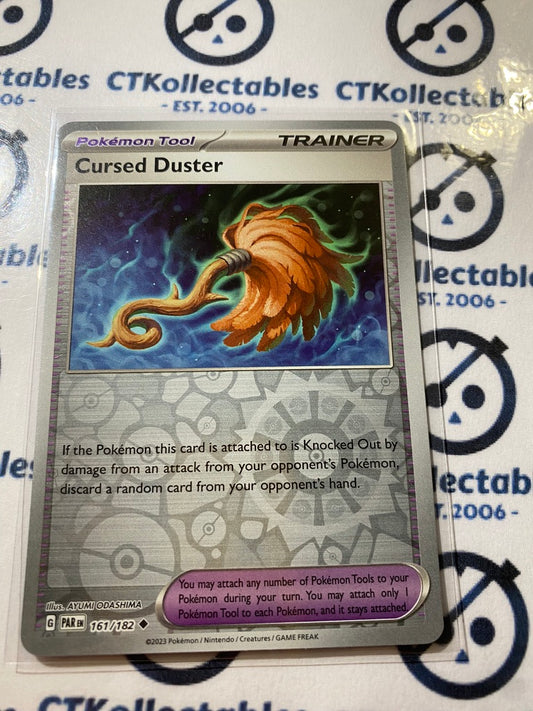 Cursed Duster Trainer Reverse Holo #161/182 2023 Paradox Rift Pokémon TCG