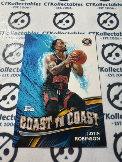 2023-24 Topps NBL Justin Robinson Coast to coast #CC-15 Hawks