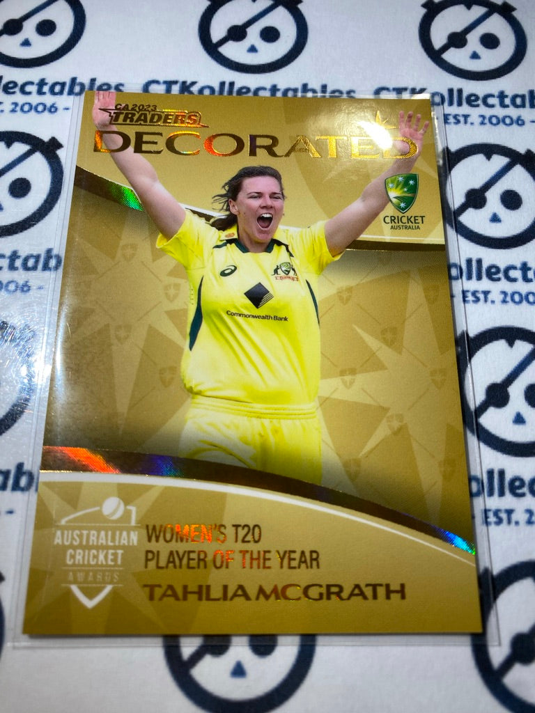 2023/24 TLA Cricket Luxe Traders Tahlia McGrath Decorated Parallel #083/147