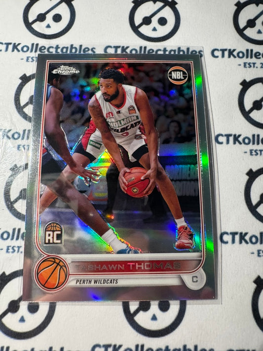 2022-23 Topps NBL Chrome Ta'Shawn Thomas Rookie Refractor #66 Wildcats