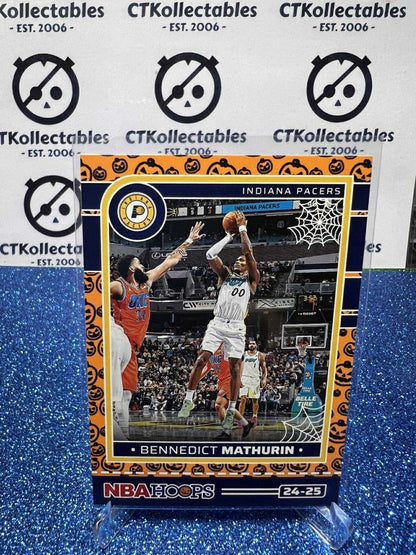 2024-25 Panini NBA HAUNTED HOOPS Orange Pumpkin #82 Bennedict Mathurin Indiana