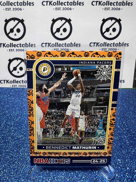 2024-25 Panini NBA HAUNTED HOOPS Orange Pumpkin #82 Bennedict Mathurin Indiana