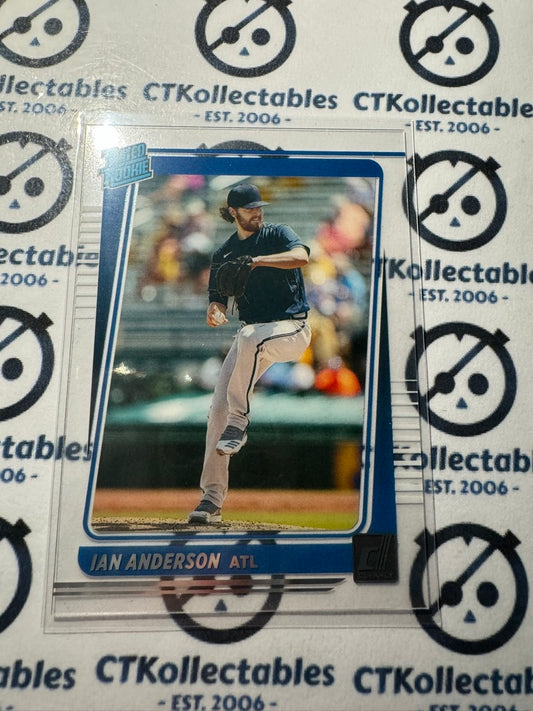 2021 Chronicles MLB Baseball Clearly Donruss Ian Anderson #25 Atlanta