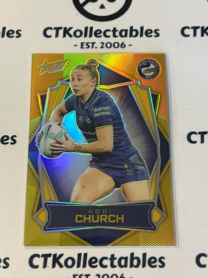 2026 Select NRL League Heroes Luminous Base #L219 Abbi Church Eels
