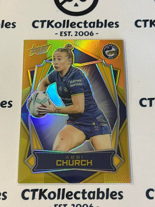 2026 Select NRL League Heroes Luminous Base #L219 Abbi Church Eels