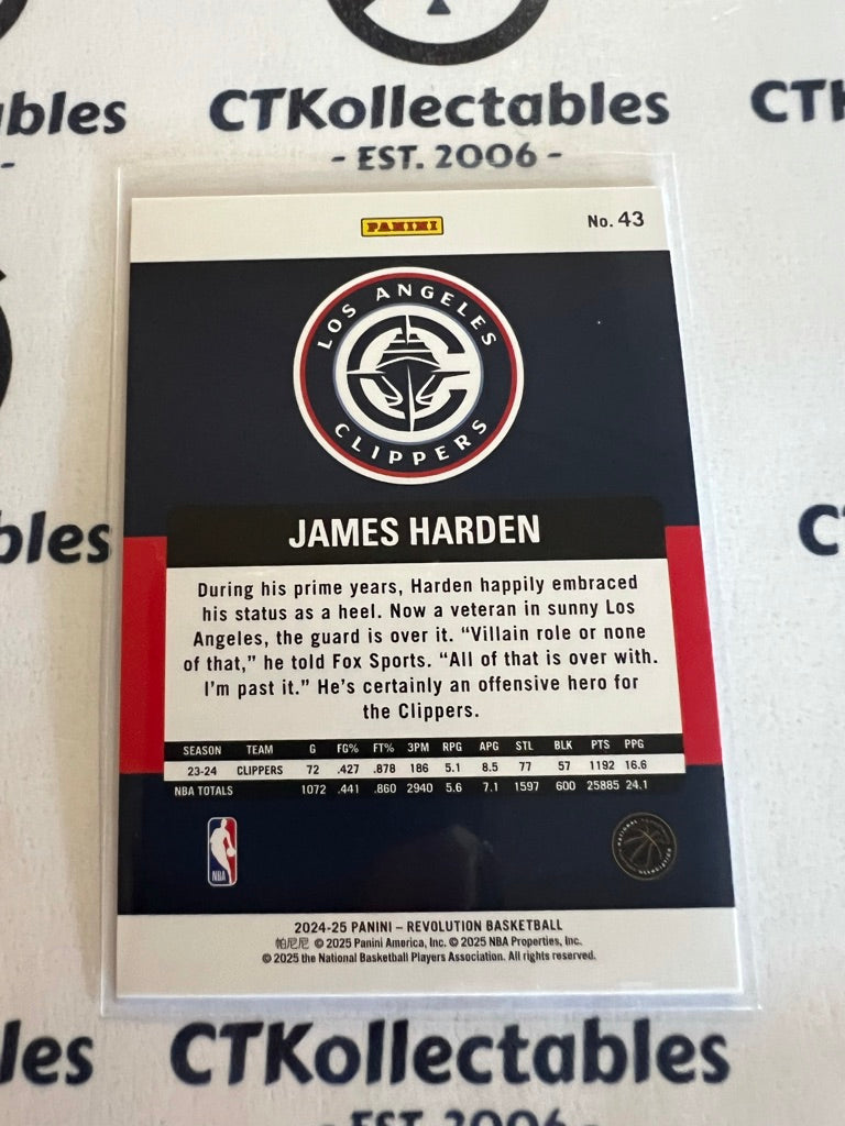 2024-25 NBA Panini Revolution James Harden # 43 Los Angeles Clippers