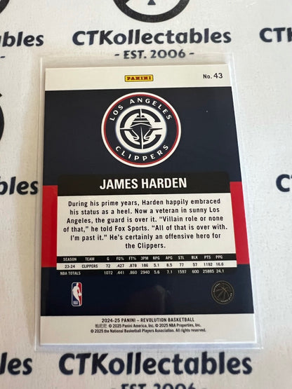 2024-25 NBA Panini Revolution James Harden # 43 Los Angeles Clippers