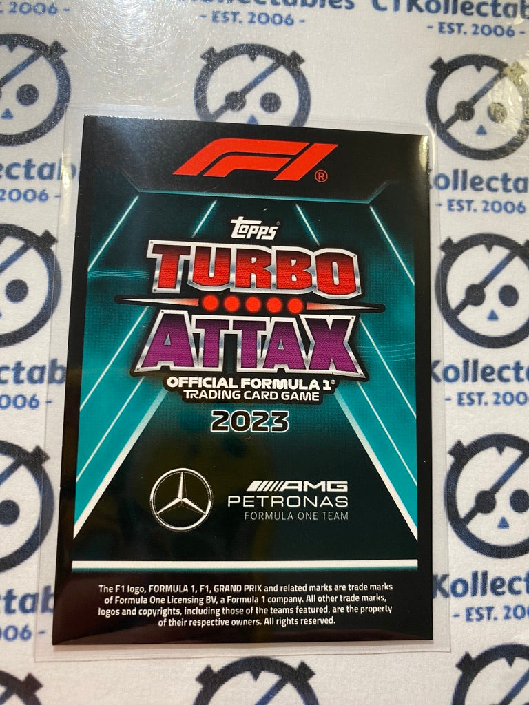 2023 Topps Turbo Attax F1 -Foil George Russell Superstar #276 Mercedes