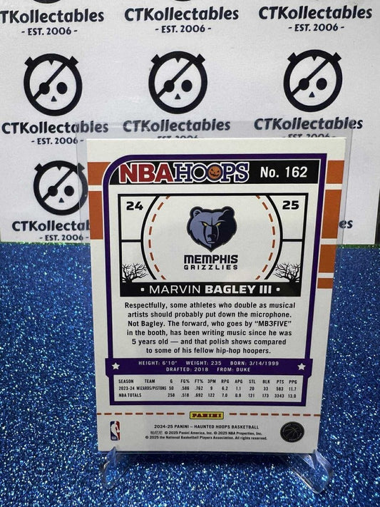 2024-25 Panini NBA HAUNTED HOOPS Orange Pumpkin #162 Marvin Bagley III Memphis