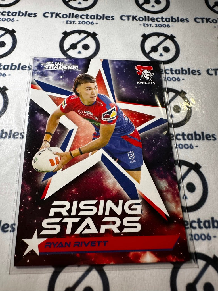2024 TLA NRL Traders Rising Star - Ryan Rivett RS35/71 Knights ...