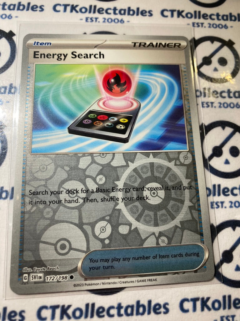 Electrical Search Reverse Holo #172/198 2023 Scarlet & Violet Pokémon TCG