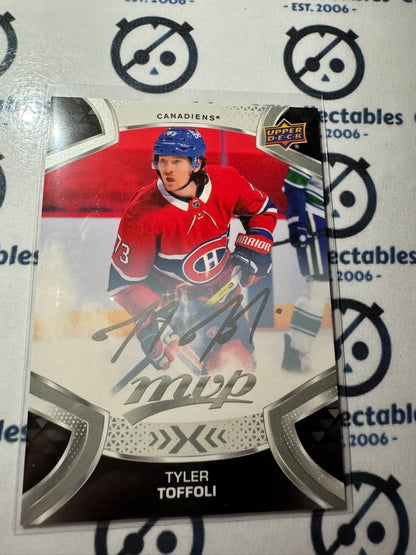 2021-22 UPPER DECK MVP Tyler Toffoli Silver Script #73 Canadiens