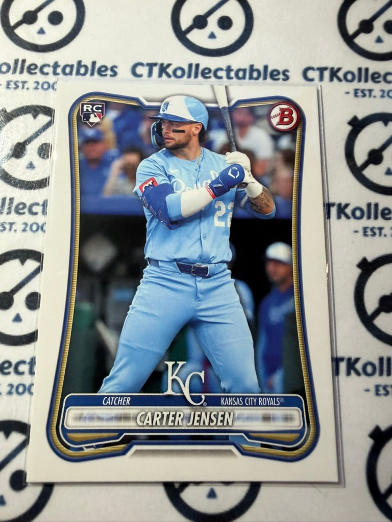 2026 Bowman Rookie card Base #66 Carter Jensen Kansas City Royals RC