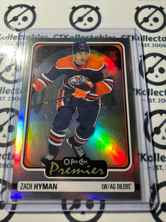2024-25 O-Pee-Chee Hockey Premier P-10 Zach Hyman Edmonton Oilers