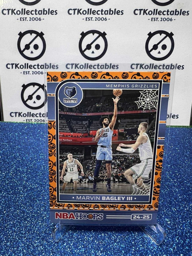 2024-25 Panini NBA HAUNTED HOOPS Orange Pumpkin #162 Marvin Bagley III Memphis