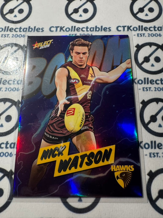 2025 AFL Footy Stars Nick Watson BOOM! #BM118 #011/360 Hawks