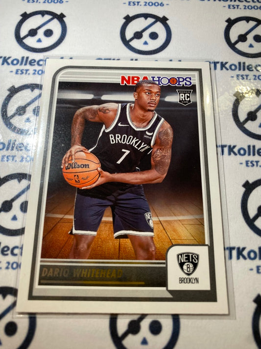 2023-24 Panini NBA HOOPS Dariq Whitehead rookie card RC #274 Nets