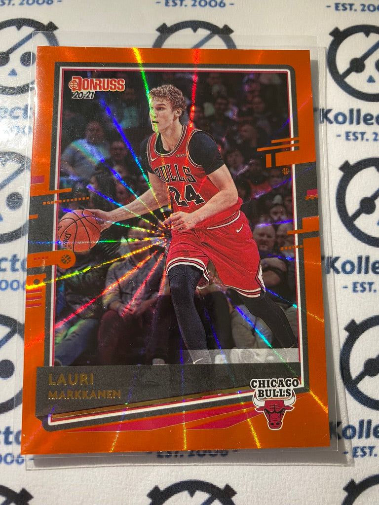 2020/21 Panini Nba Hoops Lauri Markkanen Orange Laser #188 Bulls