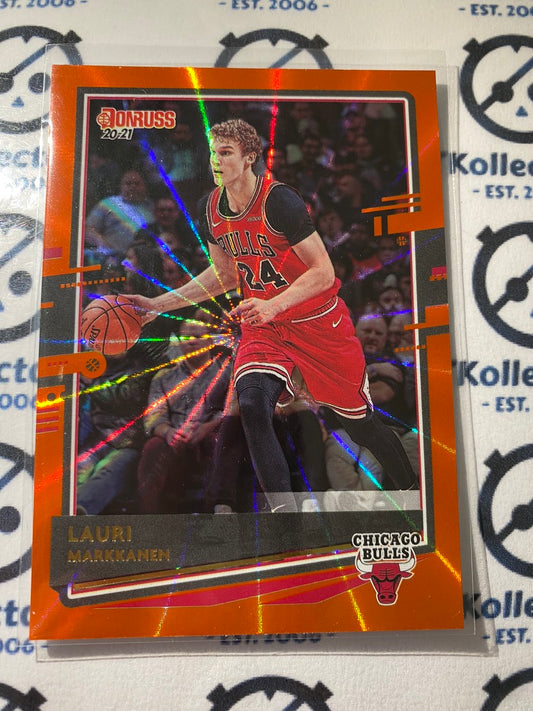 2020/21 Panini Nba Hoops Lauri Markkanen Orange Laser #188 Bulls