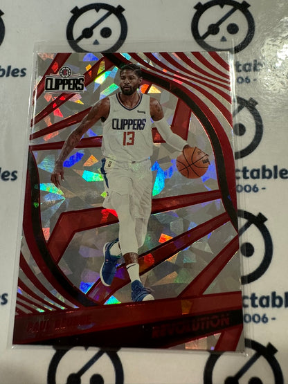 2021-22 NBA Panini Revolution Paul George NEW YEAR ICE Card #37