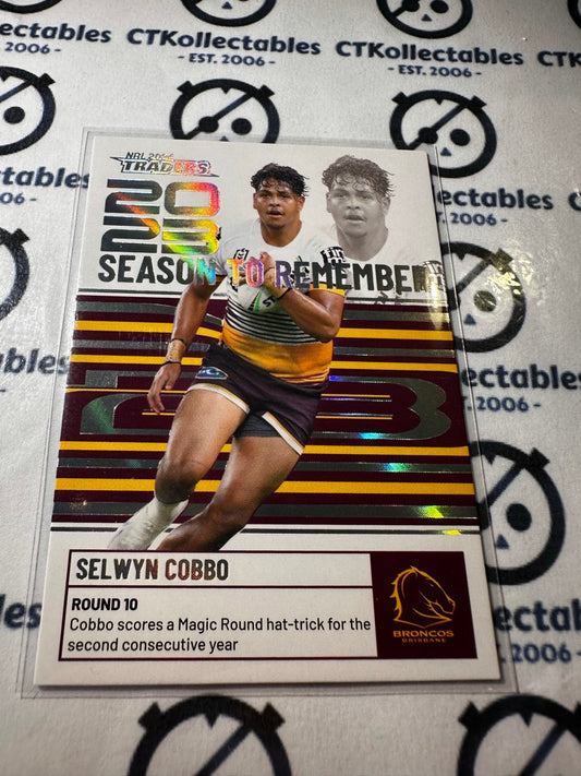 2024 TLA NRL Traders Season To Remember - Selwyn Cobbo SR02/51 Broncos