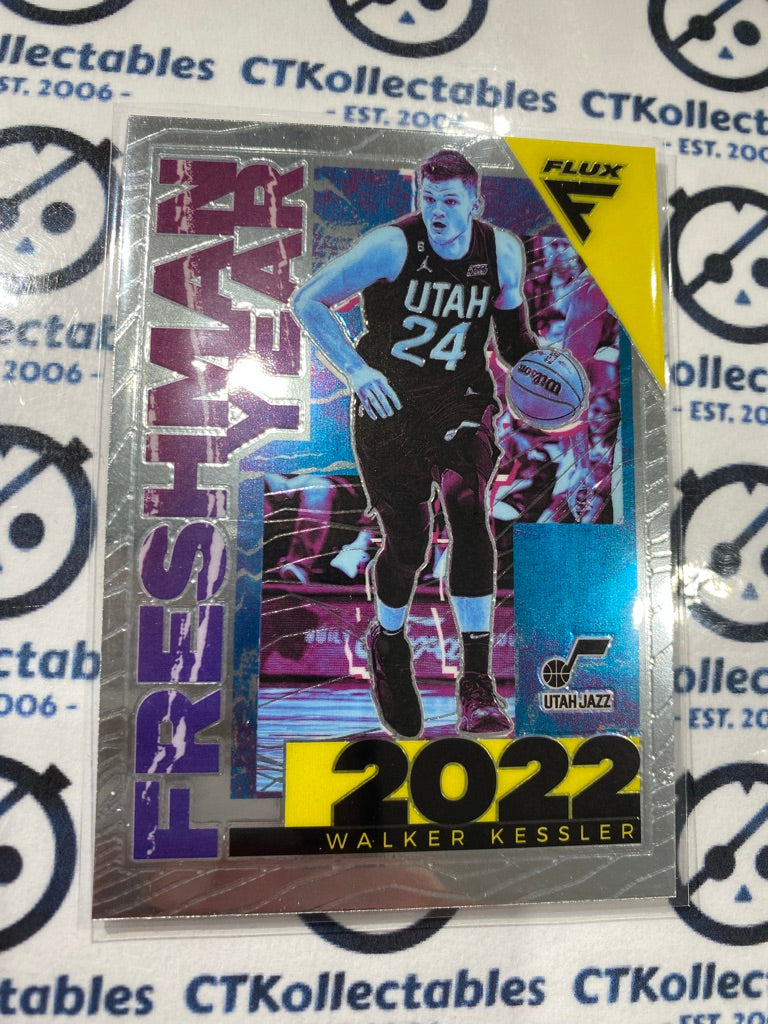 2022-23 NBA Panini FLUX Freshman Year Walker Kessler #12 Jazz