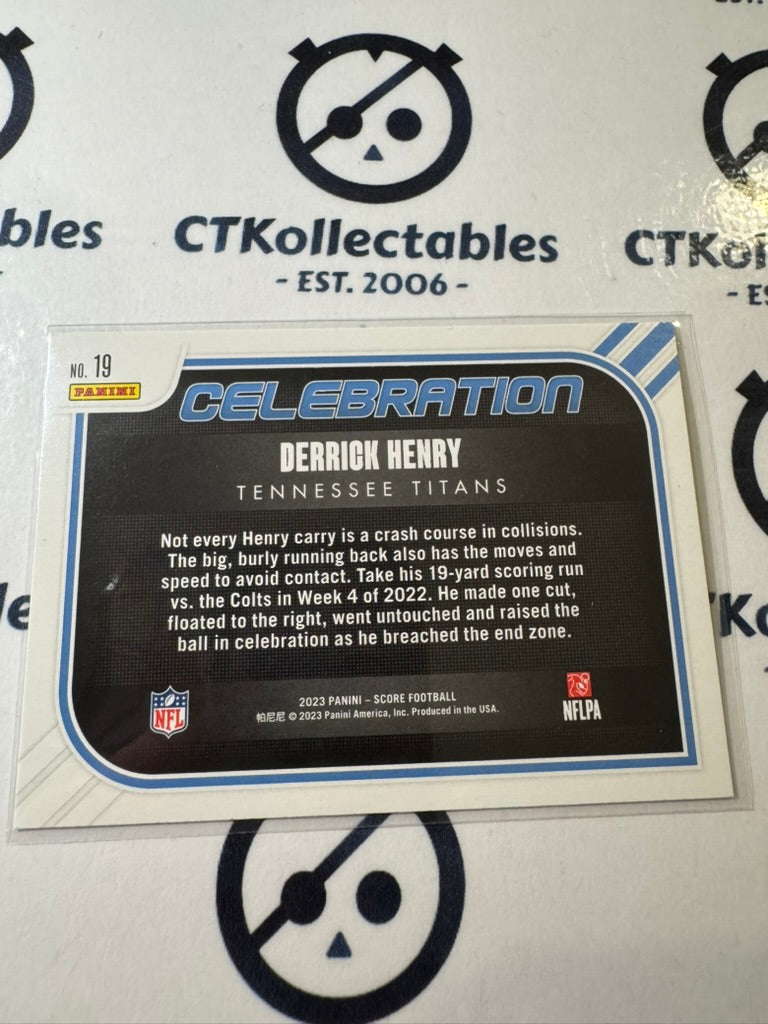 2023 NFL Score CELEBRATION #19 Derrick Henry Tennessee Titans