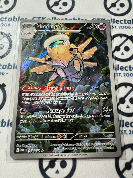 Shedinja Illustration Rare #144/132 Mega Evolution Pokemon
