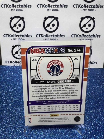 2024-25 Panini NBA HAUNTED HOOPS Rookie Card #274 Kyshawn George Washington