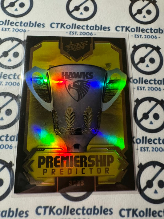 2025 AFL Footy Stars Hawthorn Hawks Premiership Predictor #097/360