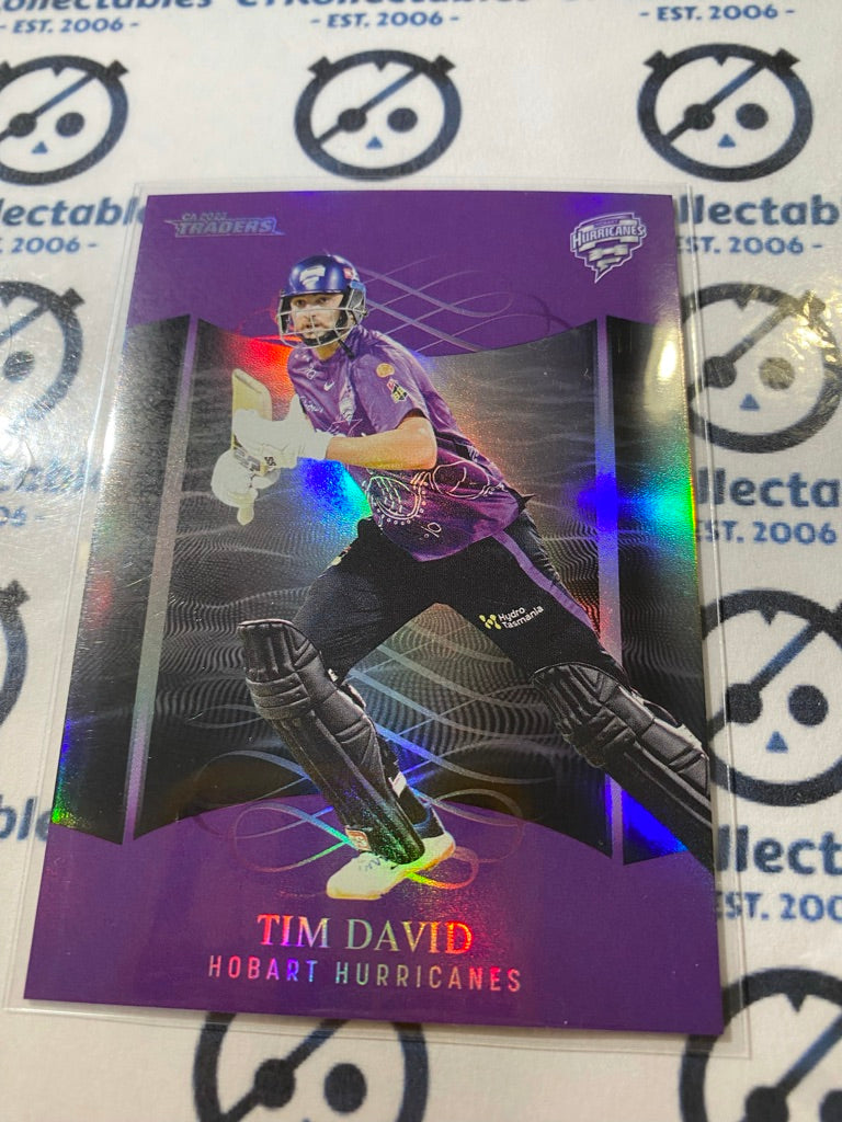 2023/2024 TLA Cricket Traders Silver Parallel Tim David #P079