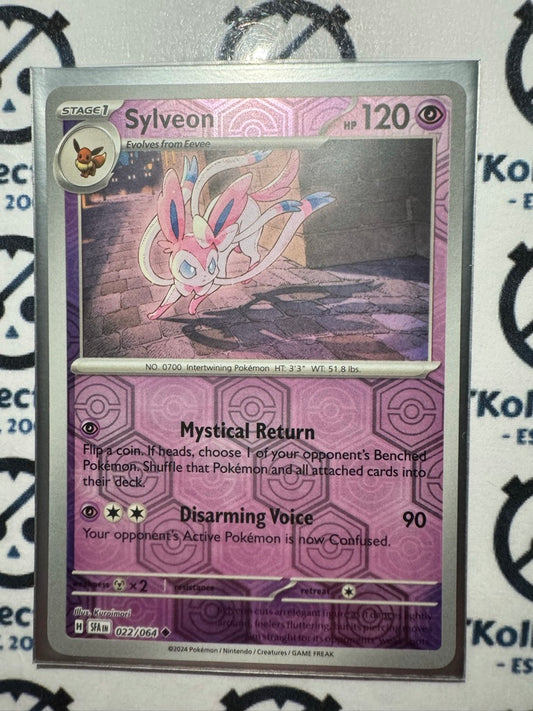 Sylveon Reverse Holo #022/064 2024 Shrouded Fable Pokemon TCG