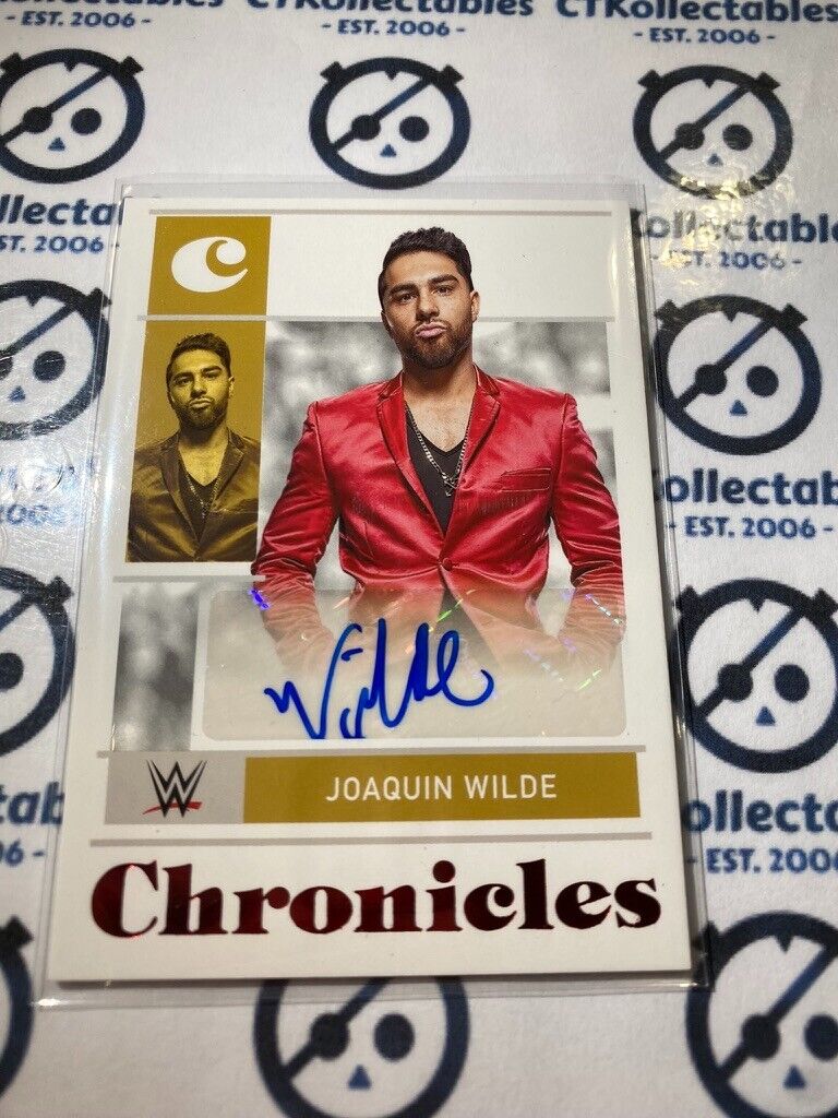 2022 WWE Panini Chronicles Joaquin Wilde Auto CS-JWD