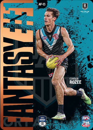 Connor Rozee Signature 2024 AFL Teamcoach Fantasy #1 Connor Rozee Power – CTKollectables