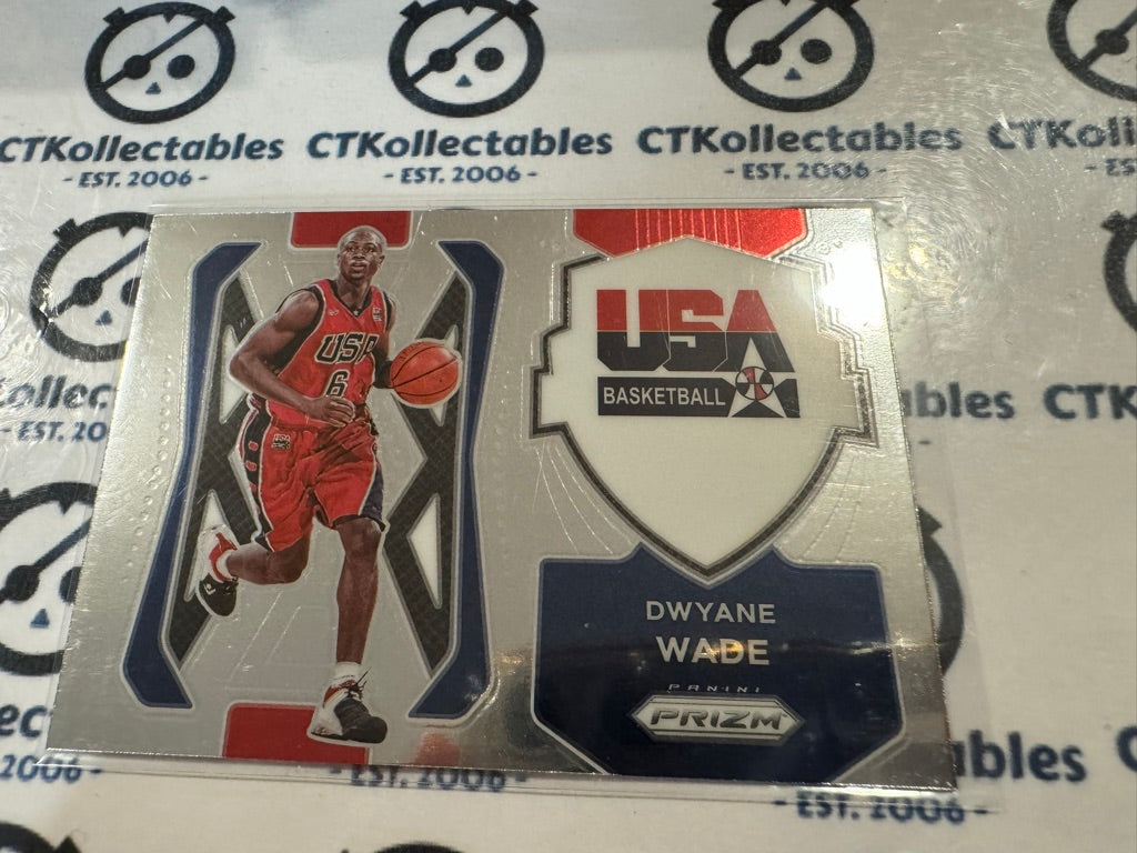 2021-22 NBA Panini Prizm Dwayne Wade Team USA