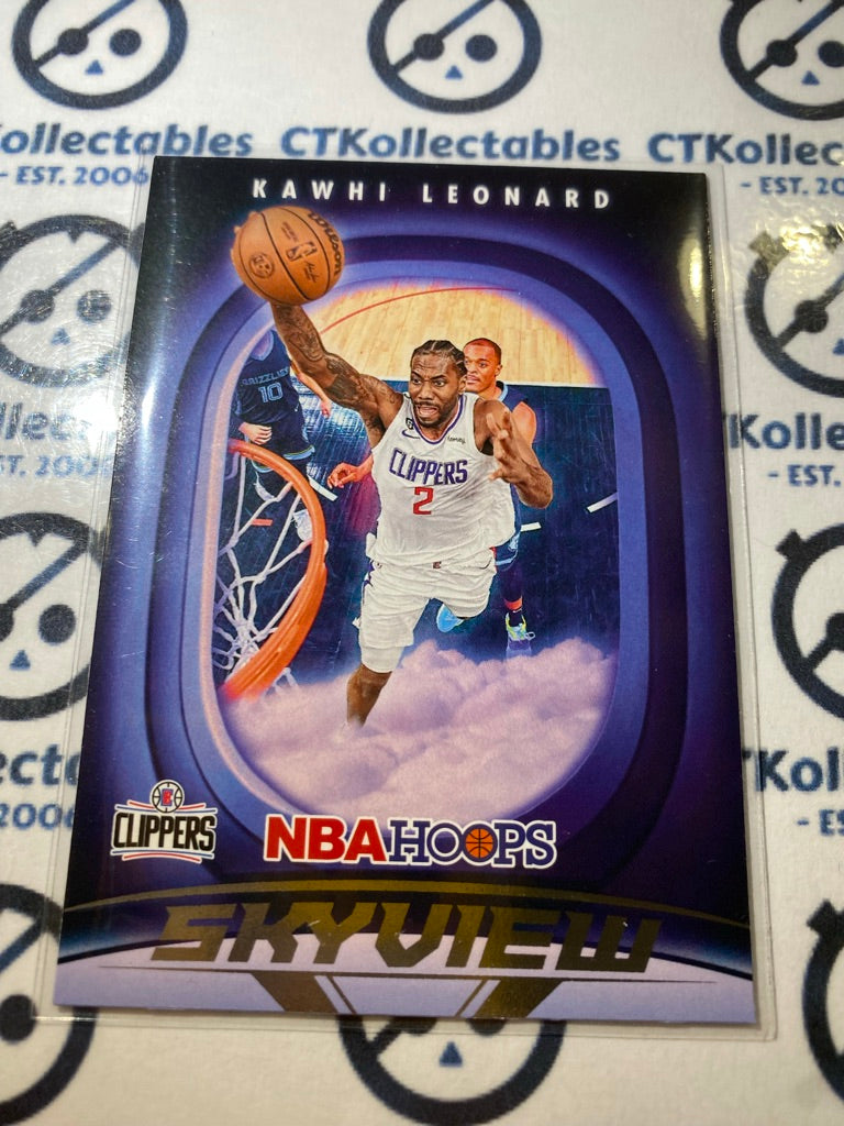 2023-24 Panini NBA HOOPS Kawhi Leonard Skyview #8 Clippers