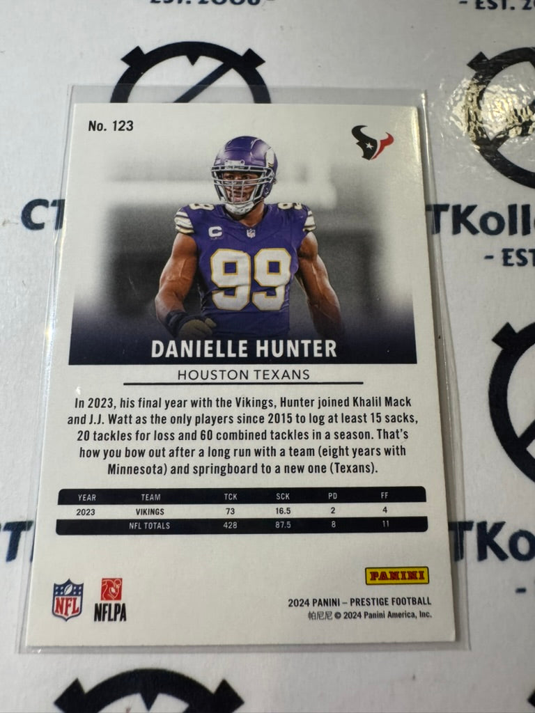 2024 NFL Prestige Dots Xtra Points #123 Danielle Hunter Houston Texans