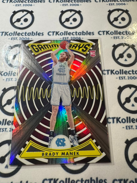 2022 NBA Panini Chronicles Draft Picks Brady Manek Gamma Rays ZG-BMA