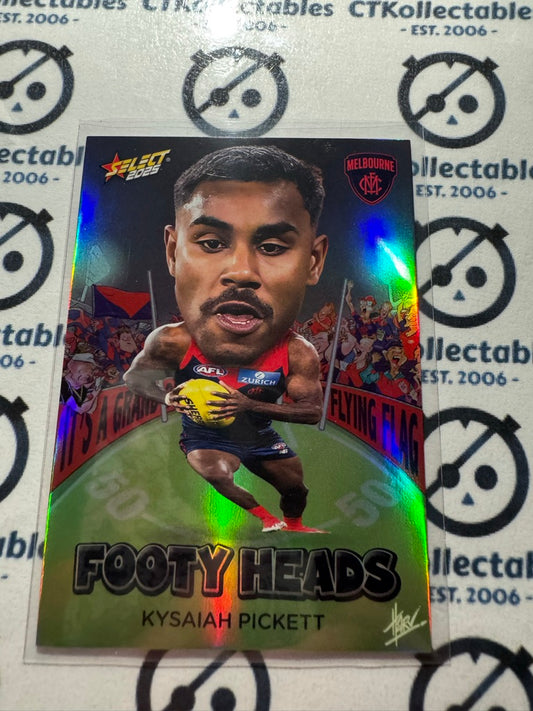 2025 AFL Footy Stars Footy Heads Kysaiah Pickett FH66 Demons