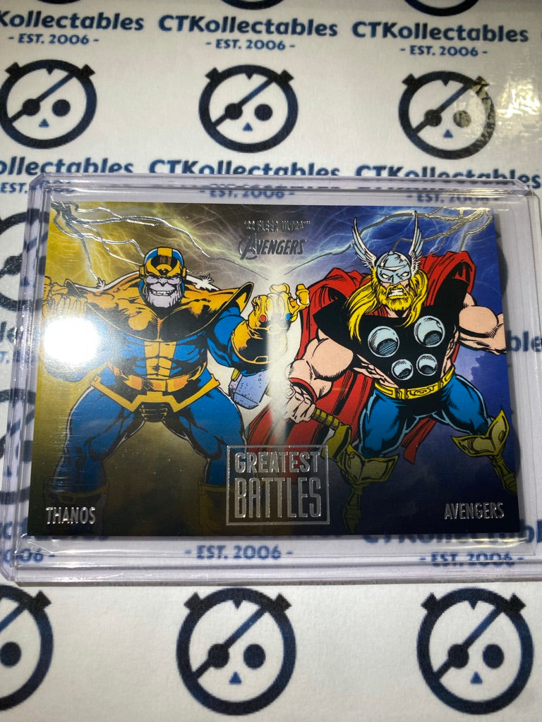 2022 Fleer Ultra Avengers Greatest Battles "Thanos  V Avengers" EB-11