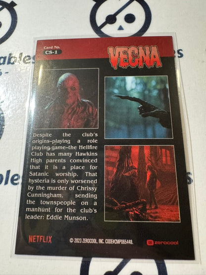 2023 Topps Stranger Things Season 4 #CS-1 Vecna Coming Soon !