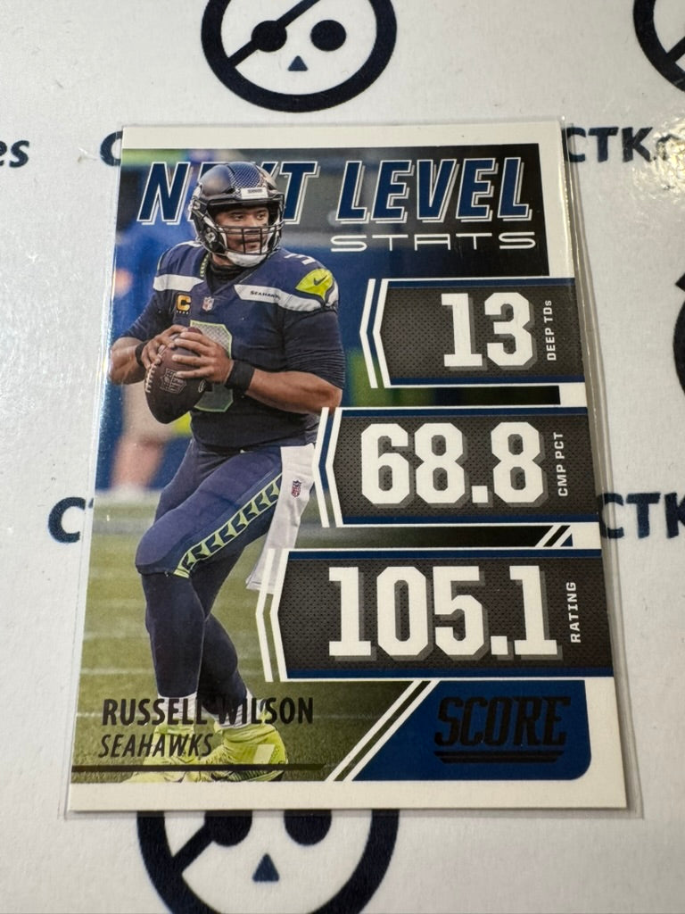 2021 NFL Score Next Level Stats #3 Russell Wilson Seahawks