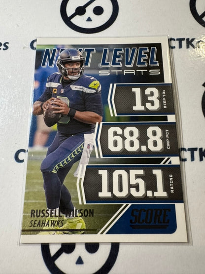 2021 NFL Score Next Level Stats #3 Russell Wilson Seahawks