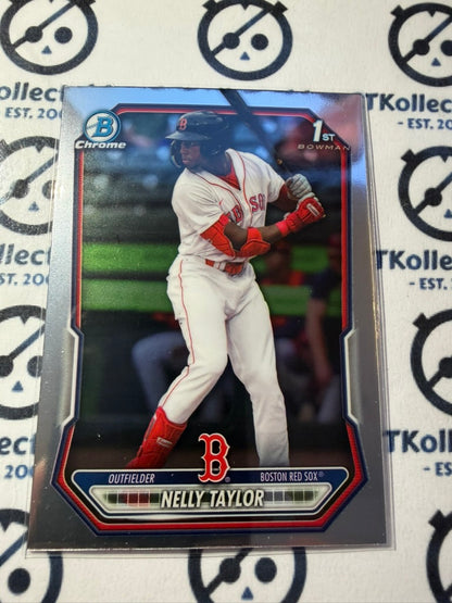 2026 Bowman Chrome Prospects BCP-65 Nelly Taylor Boston Red Sox