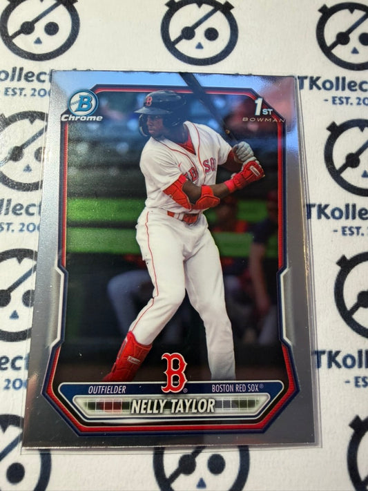 2026 Bowman Chrome Prospects BCP-65 Nelly Taylor Boston Red Sox