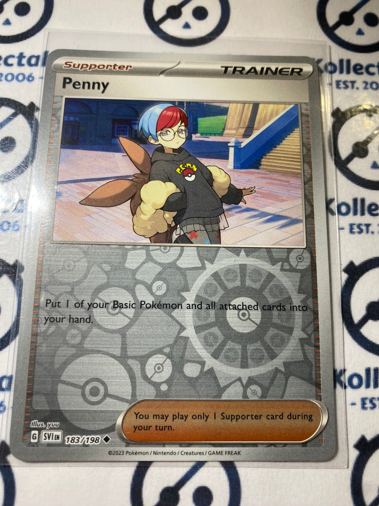 Penny Reverse Holo #183/198 2023 Scarlet & Violet Pokémon TCG