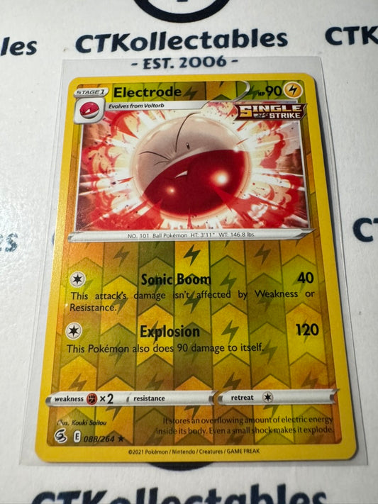 Electrode Reverse Holo #088/264 Sword & Shield Fusion Strike Pokemon