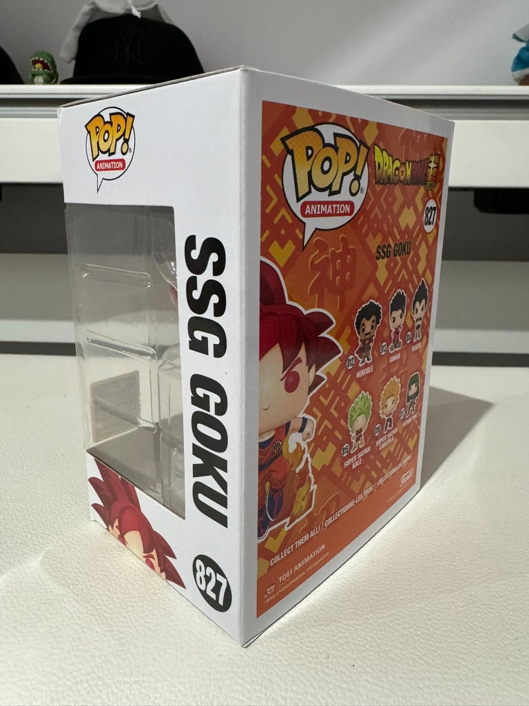 Funko Pop! Dragon Ball Z #827 SSG Goku RARE 2020 Summer Convention